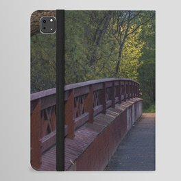 Wooden bridge Stockholm iPad Folio Case