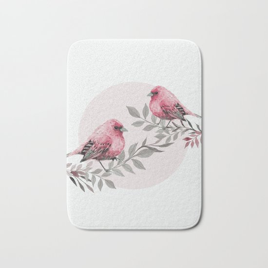 birds 2 Bath Mat