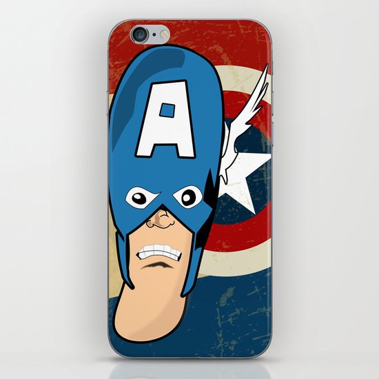 Captain Awesome iPhone & iPod Skin