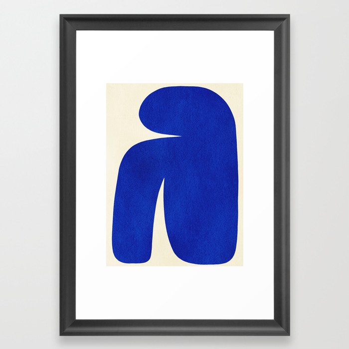 Abstract shapes 02 Framed Art Print