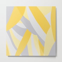 Pucciana Solar Metal Print | Pantone, Fashion, Vintage, Yellow, Grey, Geometric, Summer, Colors, Graphicdesign, Abstract 