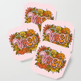 Virgo Flowers Coaster