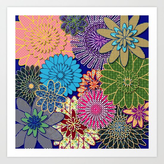 Flower Garden Too Art Print