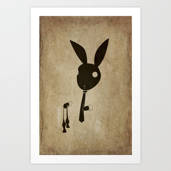 Goodbye Bow Tie Art Print