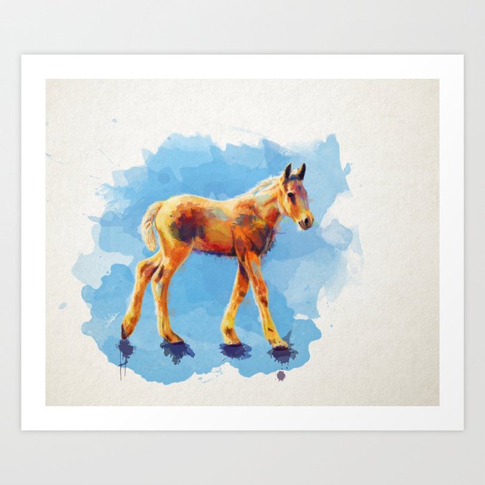 Little Horse Art Print