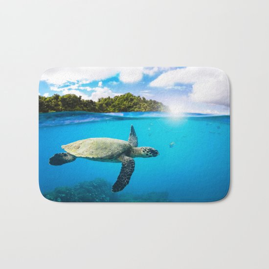 Tropical Paradise Bath Mat