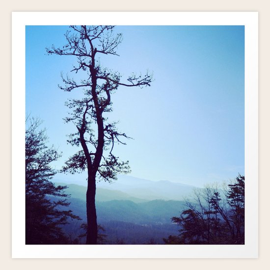 Blue Mountain Art Print