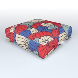 Japanese  Coral pattern Outdoor Floor Cushion