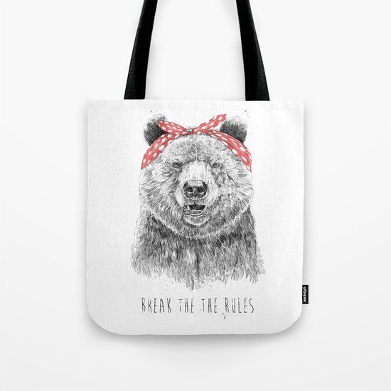 Break the rules Tote Bag
