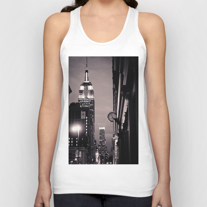 Empire State Building at Night Tank Top