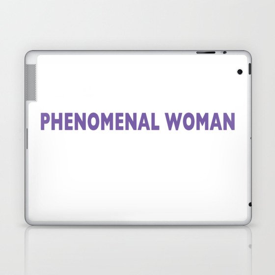PHENOMENAL WOMAN Laptop & iPad Skin