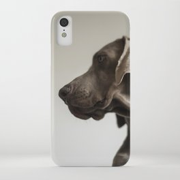 Portrait of Dave (6) iPhone Case | Dogs, Animal, Color, Dog, Photo, Portrait, Weimaraner, Digital, Animalphotography 