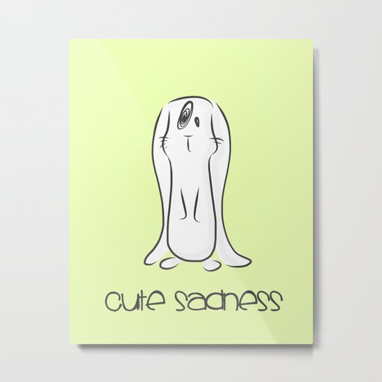 Cute Sadness Metal Print