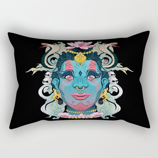Hindu God Shiva Rectangular Pillow