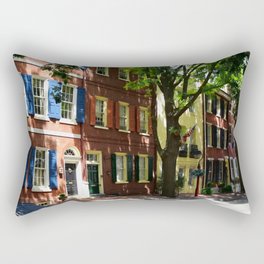 Philadelphia PA - Society Hill Street Rectangular Pillow