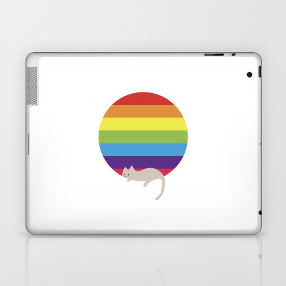 Cat Sun Pride Laptop & iPad Skin