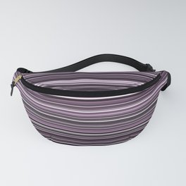 Purple stripes Fanny Pack