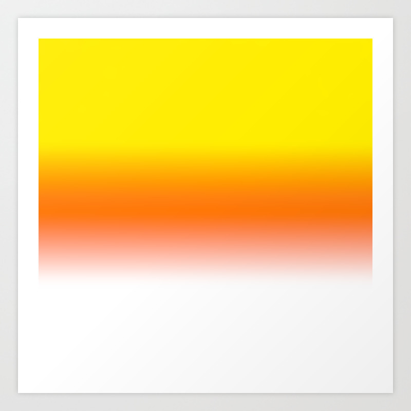 Yellow Orange And White Halloween Candy Corn Art Print By