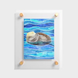 Sea Otter - Curled Floating Acrylic Print