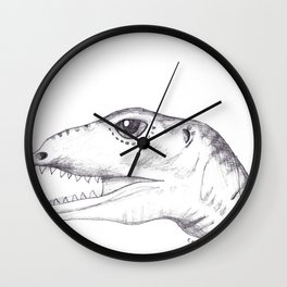 Coelophysis Wall Clock | Coelophysis, Art, Sketch, Drawing, Educational, Children, Kids, Dinosaur 