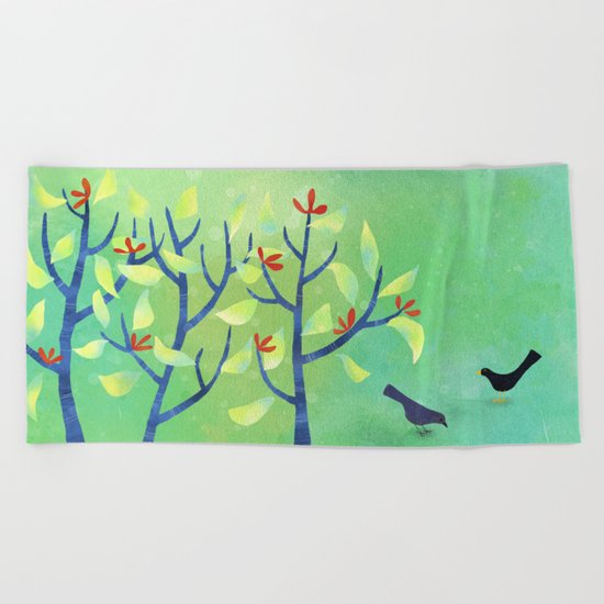 April Beach Towel