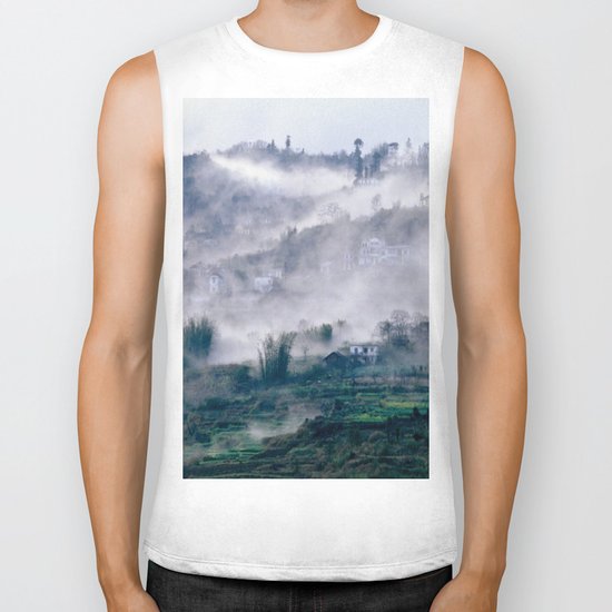 Foggy Mountain of Vietnam Biker Tank