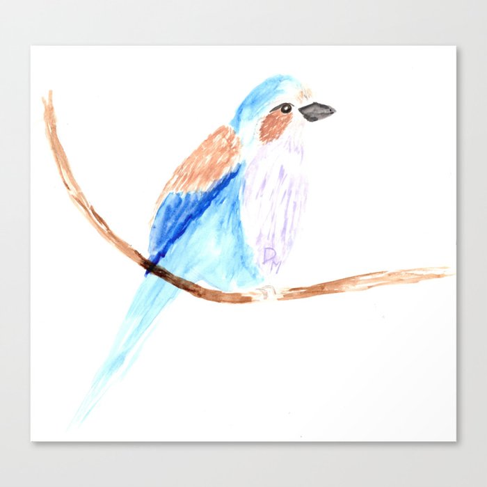 Lilac-breasted Roller Canvas Print