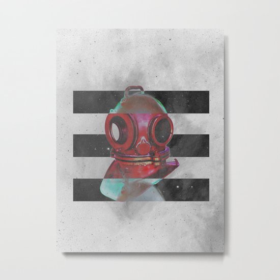 Old school helmet Metal Print