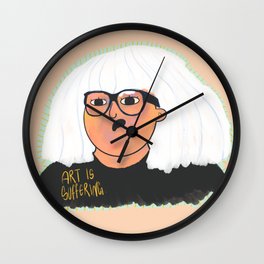 Frank The Art Collector Wall Clock