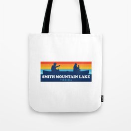 Smith Mountain Lake Virginia Canoe Tote Bag