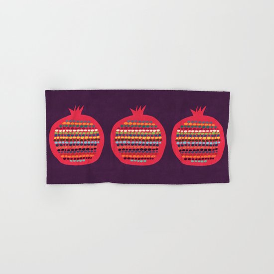 Pomegranate Hand & Bath Towel