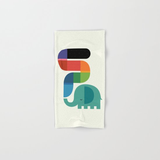 Rainbow Painter Hand & Bath Towel