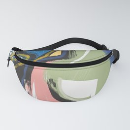 Colorful abstract anatomy Fanny Pack