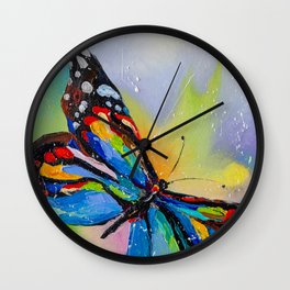 Bright butterfly Wall Clock