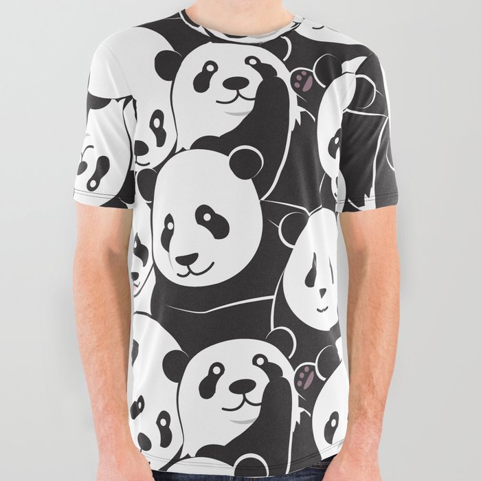 Pandamic All Over Graphic Tee