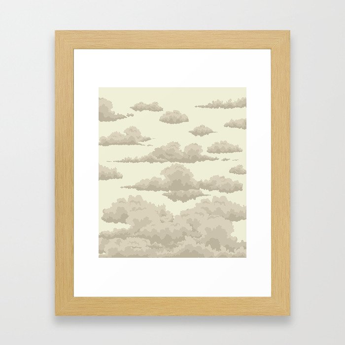 clouds Framed Art Print