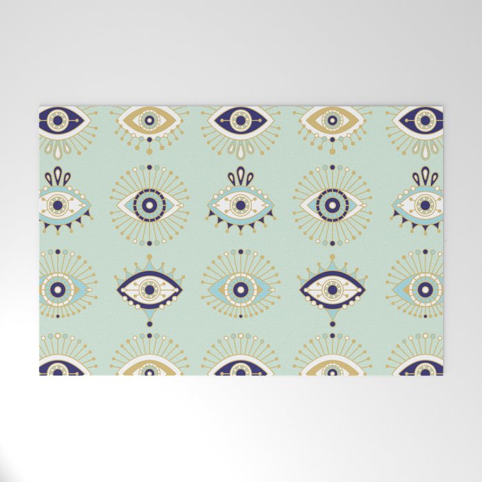 Evil Eye Collection Welcome Mat