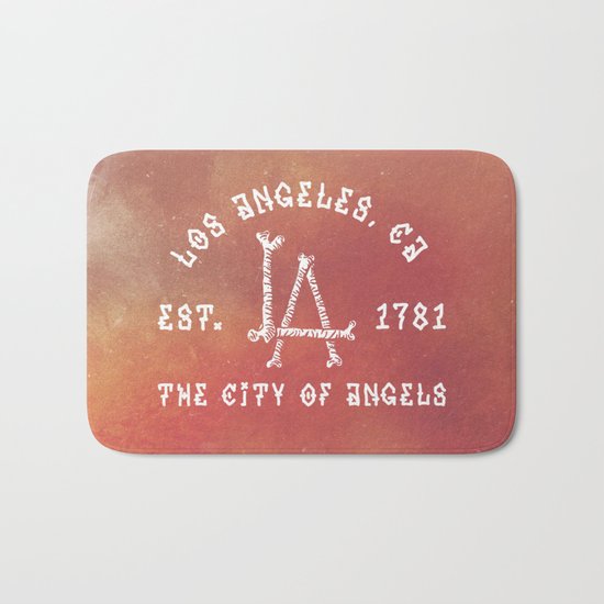 The City of Angels Bath Mat
