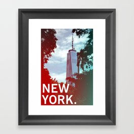 One World Trade Center Framed Art Print