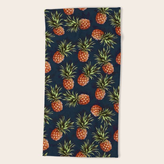 Pineapples Beach Towel