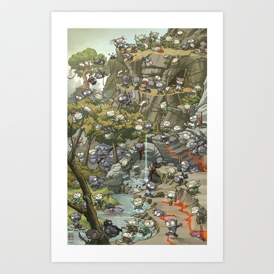 Pointy Death Art Print