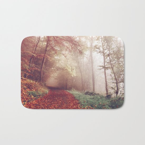 Autumn trees Bath Mat