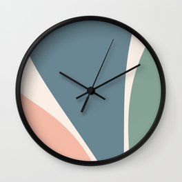 Minimalist Plant Abstract LXXIV Wall Clock