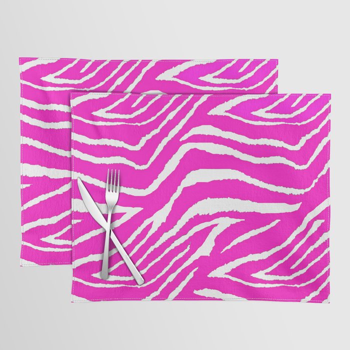 Zebra Pink Graphic Placemat