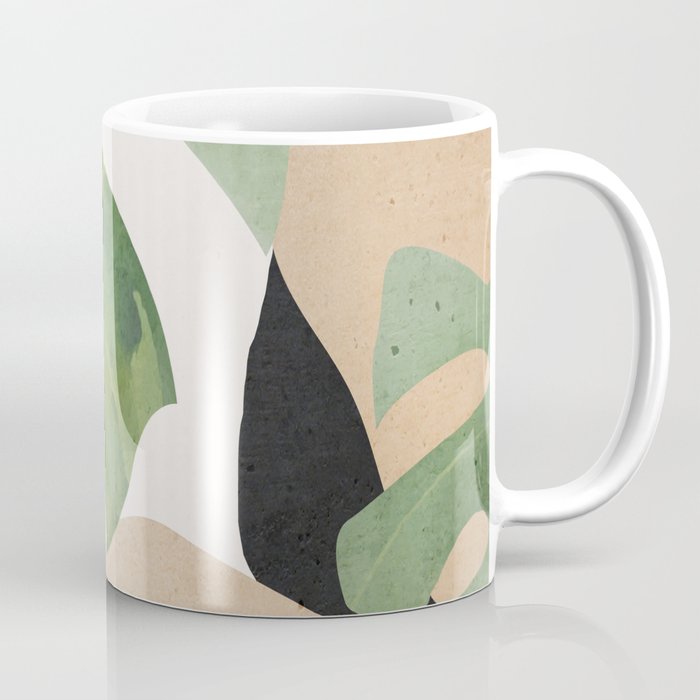 Abstract Art Tropical Leaves 3 Coffee Mug