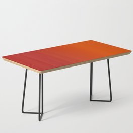 Ombre in Red Orange Coffee Table
