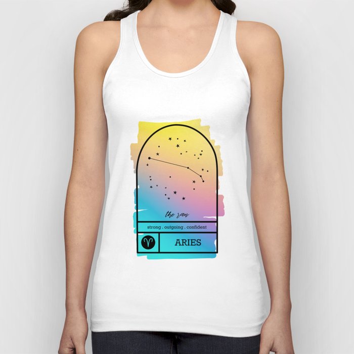 Aries Zodiac | Bold Gradient Tank Top