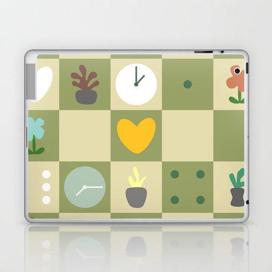 Color object checkerboard collection 23 Laptop & iPad Skin