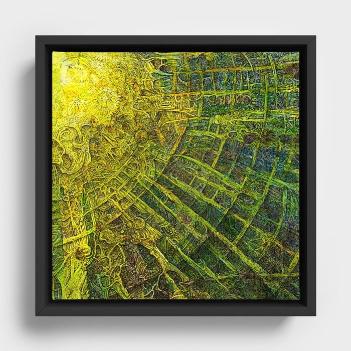 Mayan Awakening Framed Canvas