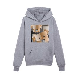 Dog | Geometric and Abstracted Kids Pullover Hoodies